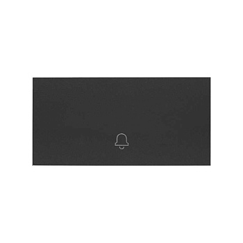 Simon 100 Черный матовый Клавиша выключателя с пиктограммой «звонок» 10000017-238