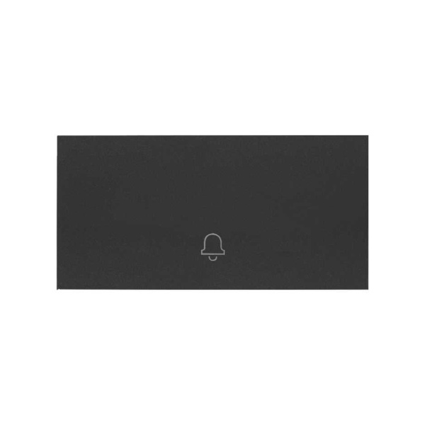 Simon 100 Черный матовый Клавиша выключателя с пиктограммой «звонок» 10000017-238