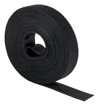 EKF PROxima Хомут-липучка 20 мм (5м ролл) черный