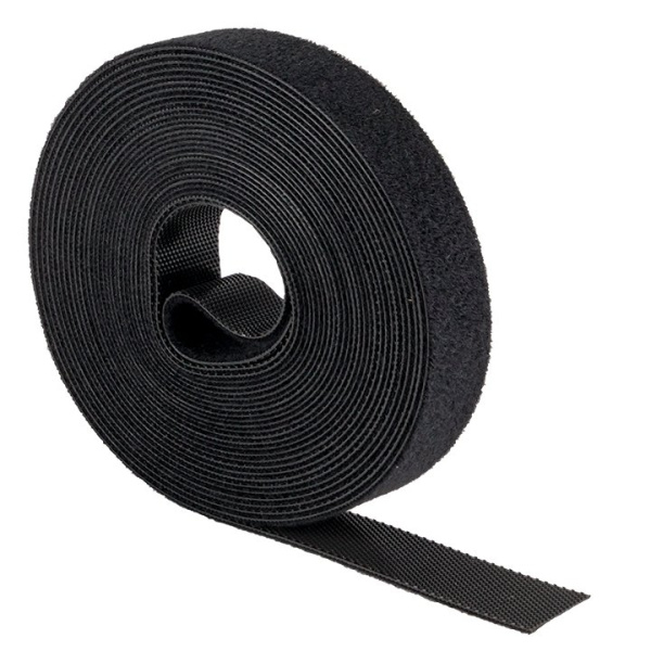 EKF PROxima Хомут-липучка 20 мм (5м ролл) черный