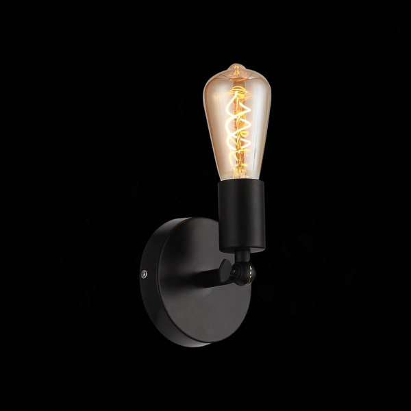 Купить Evoluce SL419.401.01 Бра Черный/Белый E27 1*60W