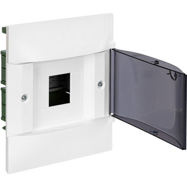 Купить Legrand Practibox S Пластиковый щиток Встраиваемый (в полые стены) 1X4 Дымчатая дверь 134574