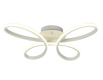 Ambrella Потолочный светодиодный светильник FL301/4 WH белый 54W 4200K 550*450*130 (Без ПДУ)