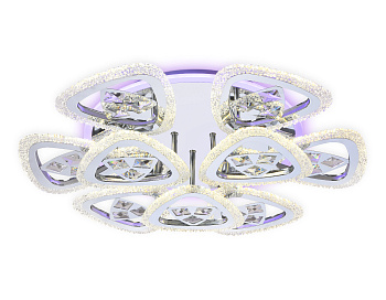 Ambrella Потолочный светодиодный светильник с пультом FA2922 CH хром 138W 600*600*130 (ПДУ РАДИО 2.4)