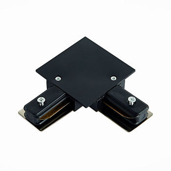 ST Luce ST013.429.00 Коннектор угловой для однофазного встраиваемого шинопровода Черный