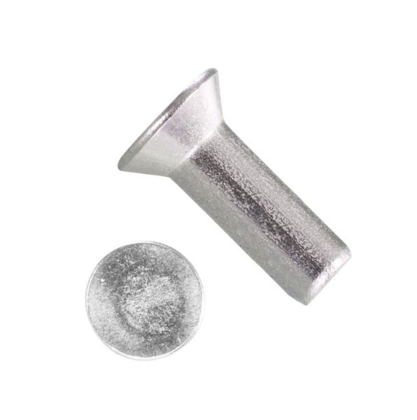 Tech-Krep Заклепка алюминиевая потайной головой 5х30 ГОСТ 10300-80 (12 шт)- пакет 144246