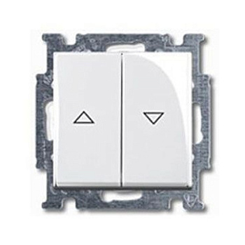 ABB BJB Basic 55 Бел Выключатель жалюзийный кнопочный 2CKA001413A1082