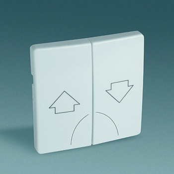 Simon 82 Белая Кнопка жалюзийная 2-ая 82029-30