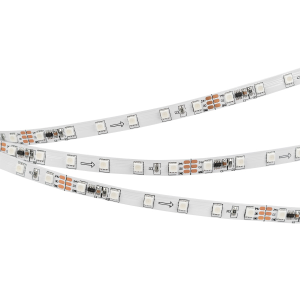 Купить Arlight Лента SPI-F72-7mm 24V RGB-PX6 (14.4 W/m, IP20, 3535, 5m) (Открытый, IP20) 030195(2)