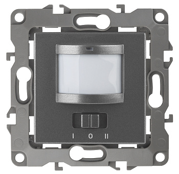 ЭРА 12-4103-12 Датчик движения 2-проводной, 180-240В, 200Вт, IP20, 12, Графит