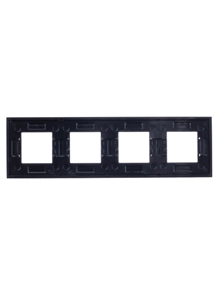 Купить ABB NIE Zenit Стекло черное Рамка 4-я 2+2+2+2 мод 2CLA227400N3101