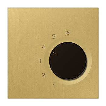 JUNG комнатный термостат, латунь Classic TRME246C