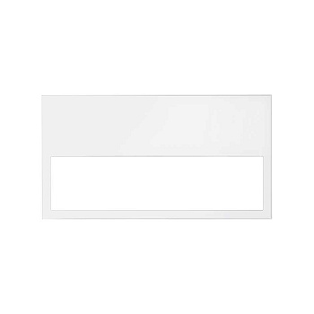 Simon 100 Белый матовый Рамка «минимум» на 2 поста 10001620-230