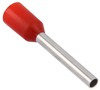 IEK Наконечник НШВИ 1,0-12 1мм2 из/фл тем-крас. (100шт) UGN11-012-001-100-G