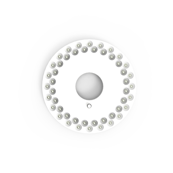 Купить Gauss Фонарь кемпинговый модель GFL004 48LED 500lm 3xAA белый магнит и карабин LED 1/12/72 GF004