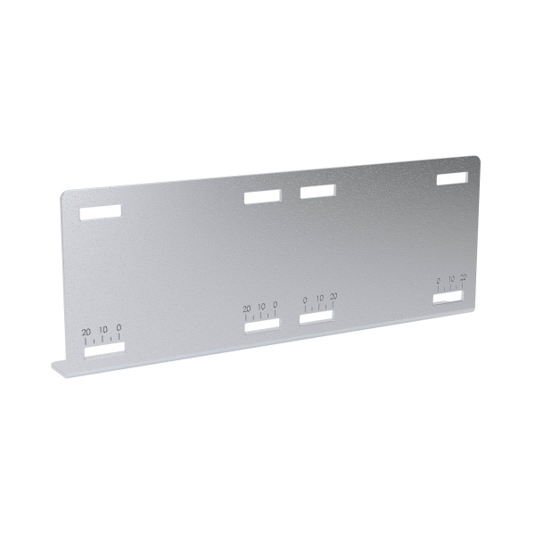 DKC Термокомпенсационный соединитель для лотка U5, H150, в комплекте с метизами, цинк-ламельный (аналог горячеоцинкованного)