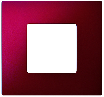 Simon 27 Play Артик Красный Рамка-декор 1-ая 2700617-080