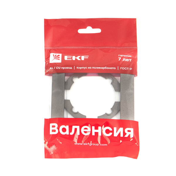 Купить EKF PROxima Валенсия Рамка 1-местная графит
