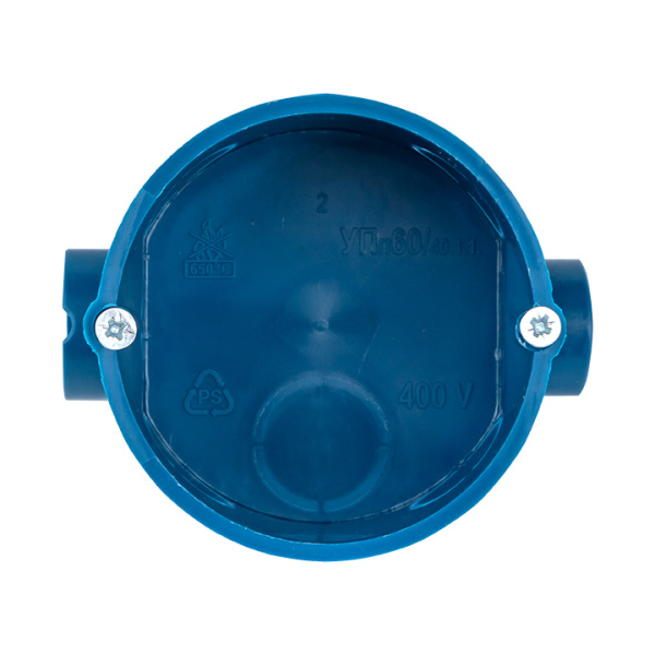 Купить EKF PROxima Коробка установочная КМТ-010-002 для твердых стен (68х42) с саморезами IP20 розничный стикер