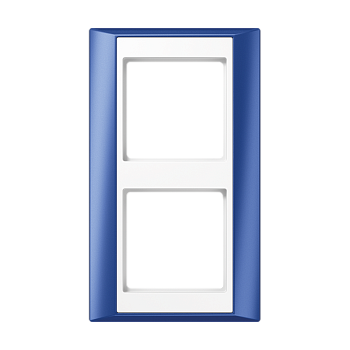 JUNG А Plus Синий/Белая Рамка 2-ая AP582BLWW