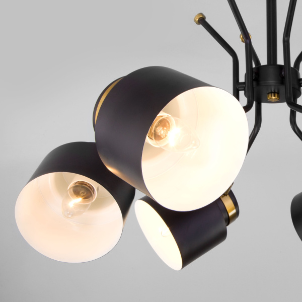 Купить Eurosvet Потолочная люстра в стиле лофт 70133/6 черный a057398