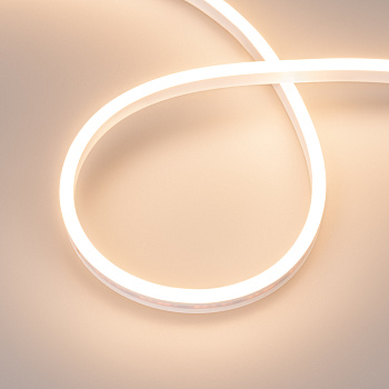 Arlight Лента герметичная AURORA-PS-A120-12x6mm 24V Warm3000 (10 W/m, IP65, 2835, 5m) (-) 036675