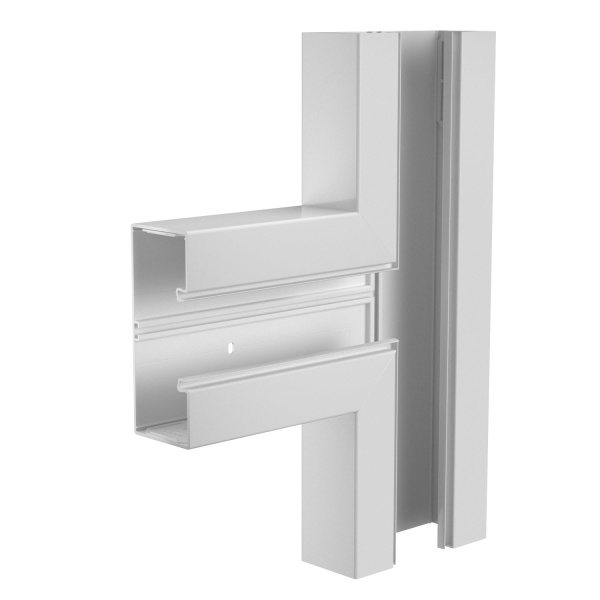 OBO Bettermann Т-образная секция кабель-канала Rapid 80, 70x170 мм (без крышки) ПВХ, светло-серый RAL7035 6274762