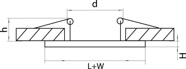 Купить Lightstar Рамка для точечного светильника Domino Lightstar 214516