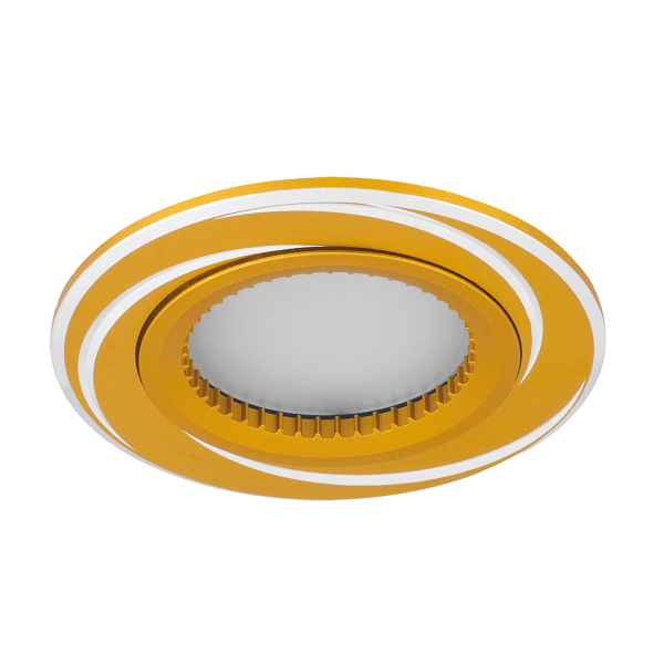 Купить Gauss Светильник Aluminium AL015 Круг. Золото/Хром, Gu5.3