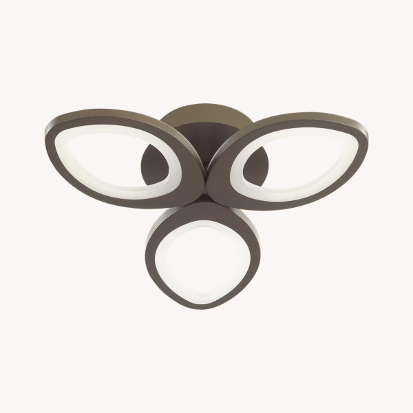 Lumion 4577/60CL LEDIO LN21 коричневый Люстра потолочная LED 60W 3430Лм 3000-6000K 220V LULU