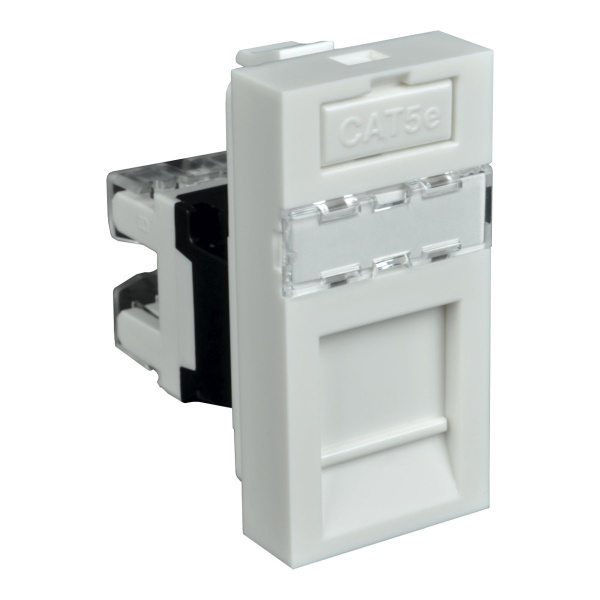 Kopos Розетка компьютерная RJ-45 QUADRO QD 45x22,5 (HB) QD 45X22.5-RJ-45_HB