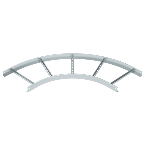OBO BETTERMANN  Угловая секция 90° лестничного лотка 60х400 мм R=500 мм 6211426