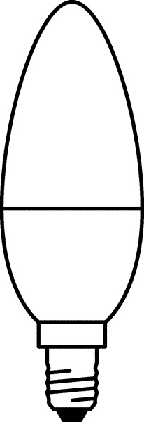 Купить Osram Лампа светодиодная (LED) «шар» E14 5Вт 210-230В матовая нейтральная холодно-белая 4000К 4058075056886