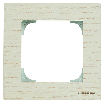 ABB SKY Белый ясень Рамка 1-постовая 2CLA857100A2001