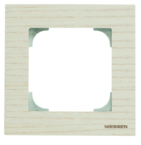 ABB SKY Белый ясень Рамка 1-постовая 2CLA857100A2001