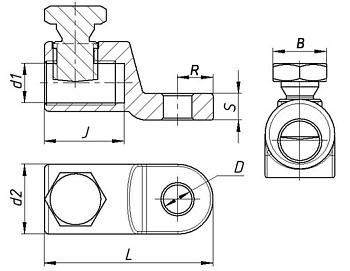 ЗЭТАРУС Наконечник болтовой 1НБ-0-005 (10-25) ЗЭТАРУС zeta10540