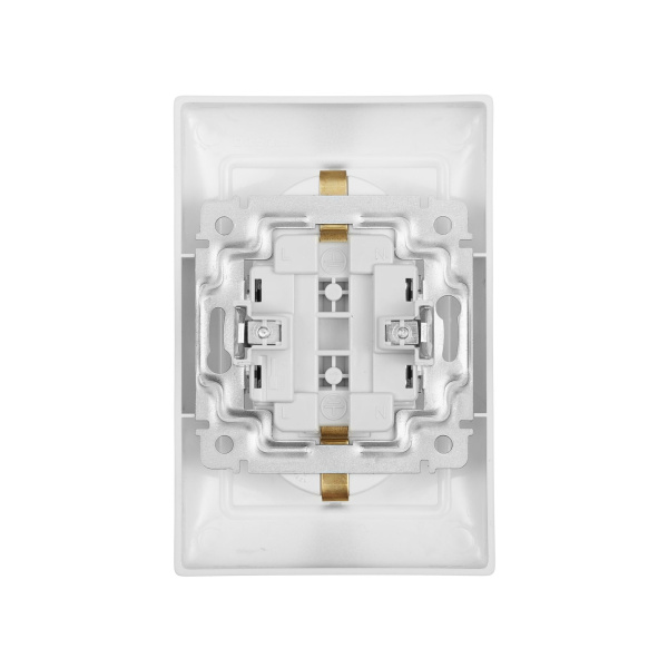 Купить Legrand DIY Valena Алюм Розетка 2-ая с/з литая 694335