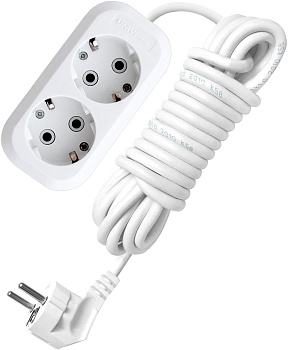 UNIVersal Е-302 Удлинитель 5м ПВС 3*1 2гн. с/з 9631974