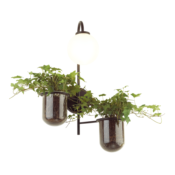 Купить Odeon Light 4681/1W ODL20 625 черный/белый Настенный светильник E14 1*40W 220V FLOWER