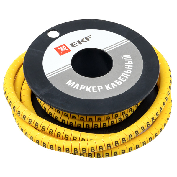 Купить EKF PROxima Маркер кабельный 4,0 мм2 "B" (500 шт.) (ЕС-2)