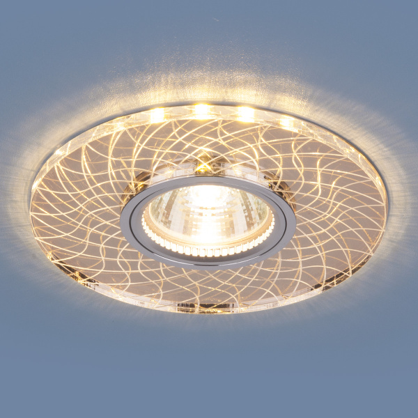 Elektrostandard 8091 MR16 / Светильник встраиваемый SL/GD зеркальный/золотой a037514