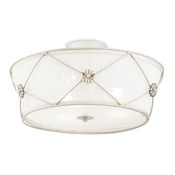 Maytoni Elegant Lea Жемчужный белый Потолочный светильник 3xE27 40W ARM369-03-G