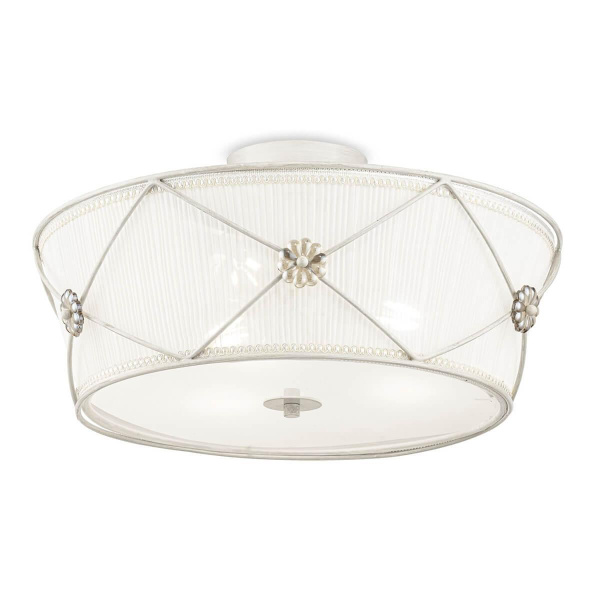 Maytoni Elegant Lea Жемчужный белый Потолочный светильник 3xE27 40W ARM369-03-G