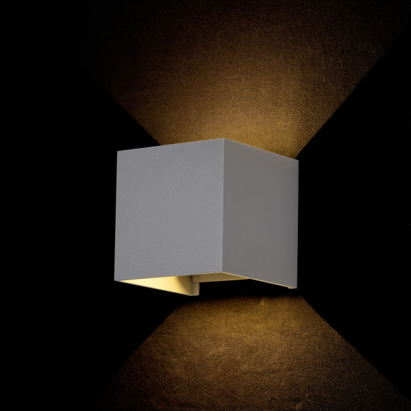 Maytoni Outdoor Fulton Серый Бра LED 400Lm 6W O572WL-L6GR Купить Maytoni Outdoor Fulton Серый Бра LED 400Lm 6W O572WL-L6GR