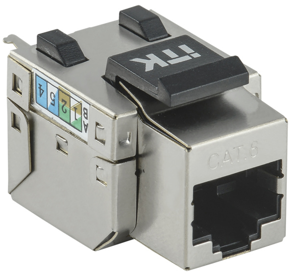 IEK ITK Модуль Keystone Jack категория 6 FTP 110 IDC 90 град. розет. CS1-1C06F-11