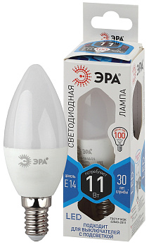 ЭРА LED B35-11W-840-E14 (диод, свеча, 11Вт, нейтр, E14)