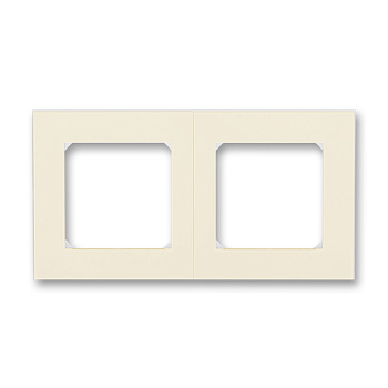 ABB EPJ Levit слоновая кость / белый Рамка 2 поста 2CHH015020A6017