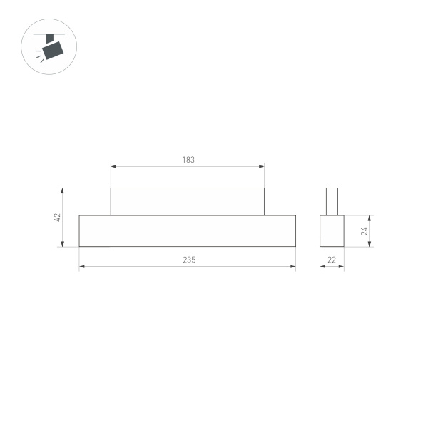 Arlight Светильник MAG-ORIENT-FLAT-L235-8W Day4000 (BK, 80 deg, 48V, DALI) (IP20 Металл, 3 года) 033610 Купить Arlight Светильник MAG-ORIENT-FLAT-L235-8W Day4000 (BK, 80 deg, 48V, DALI) (IP20 Металл, 3 года) 033610