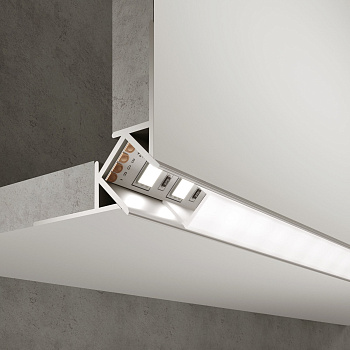 Elektrostandard LL-2-ALP015 Встраиваемый угловой алюминиевый профиль (внешний угол) для LED ленты (под ленту 9mm) a053635