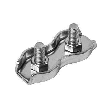 Tech-Krep Зажим для троса Duplex 4 мм (1 шт) - ярлык 108073